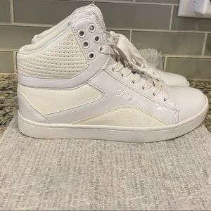 Pastry White with Glitter Women’s Hightops, size 7